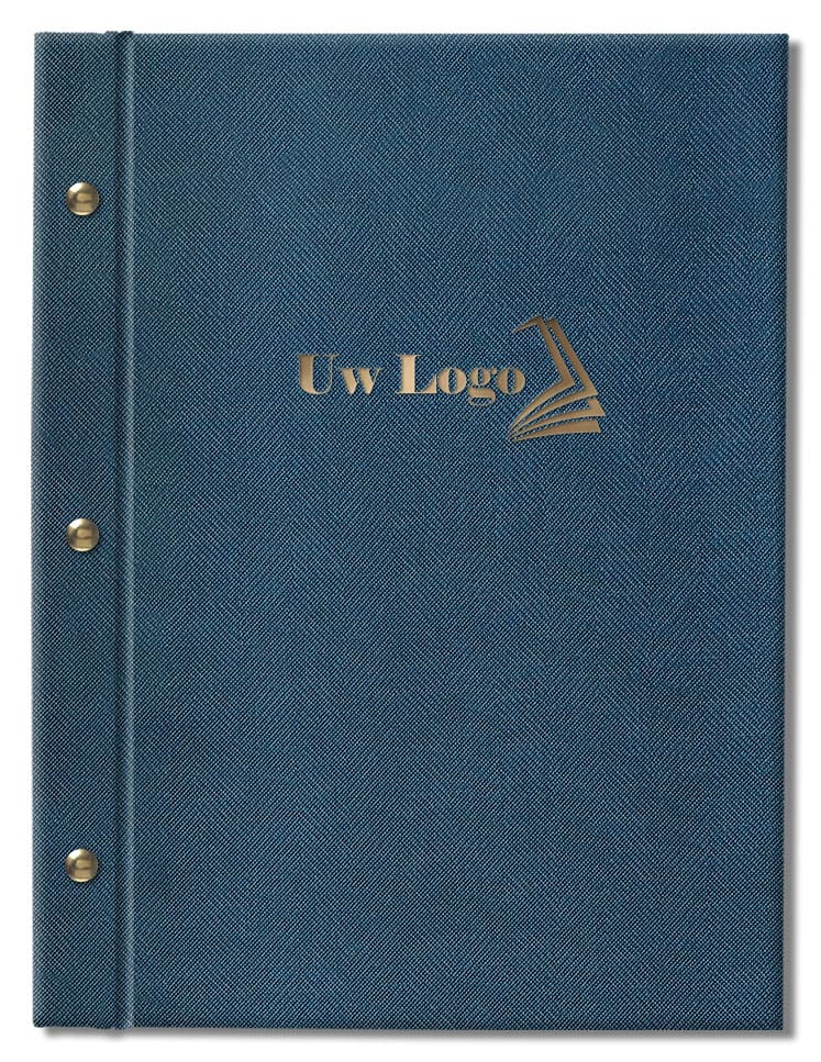 Schroeven en logo goudkleurig