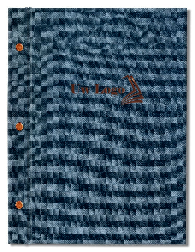 Schroeven en logo koperkleurig