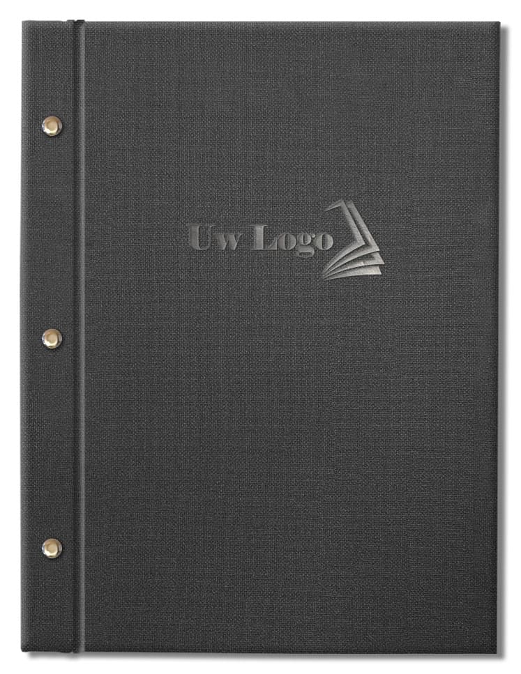 Schroeven en logo zilverkleurig