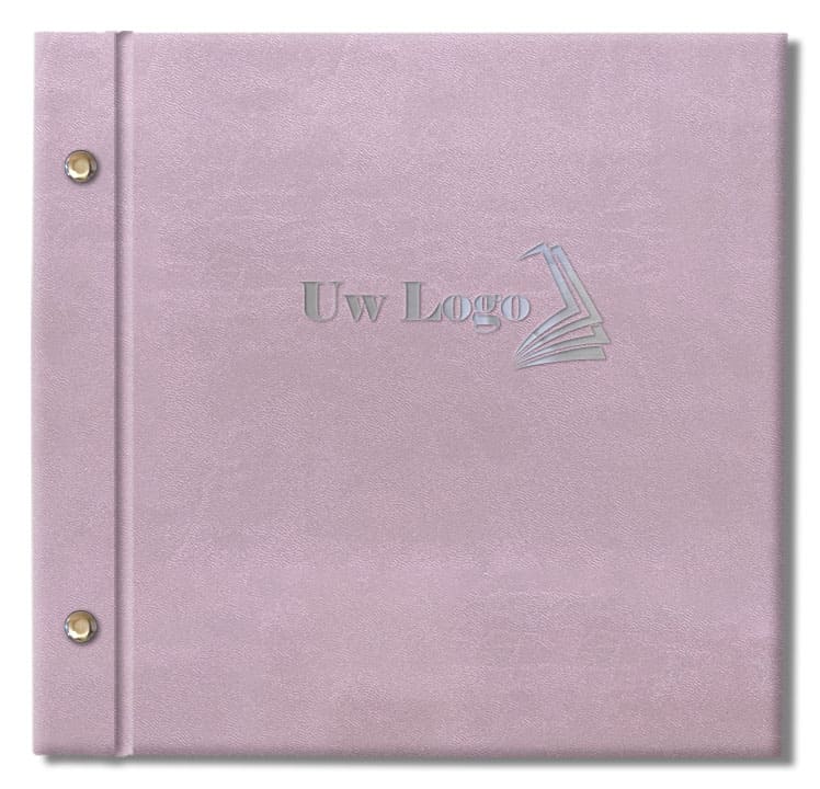 Schroeven en logo zilverkleurig