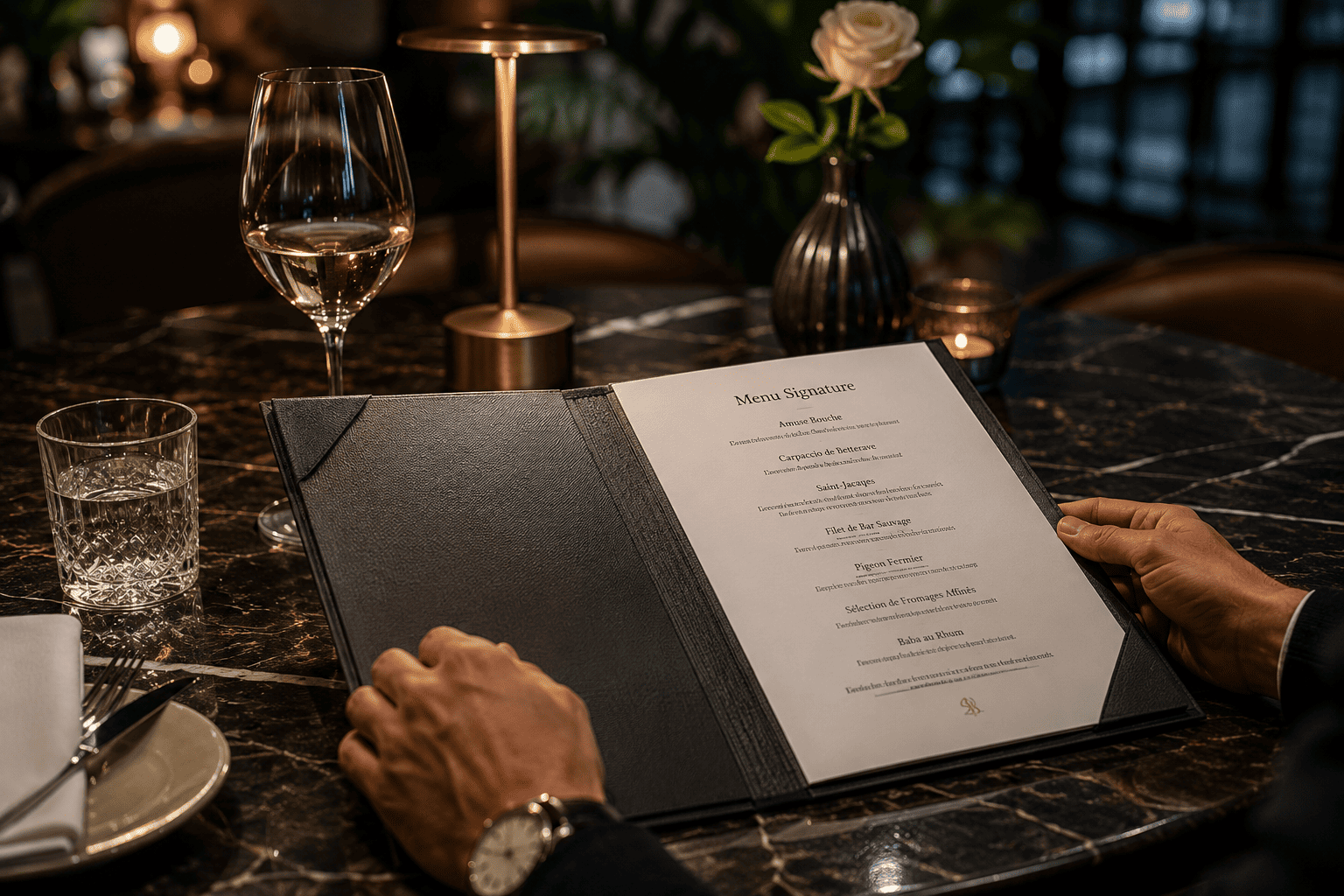 Luxe Menukaart